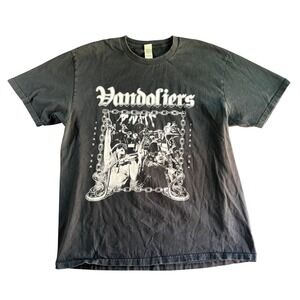 Vandoliers Band Graphic T-Shirt Mens XL Black Texas USA Gildan Hammer Cotton